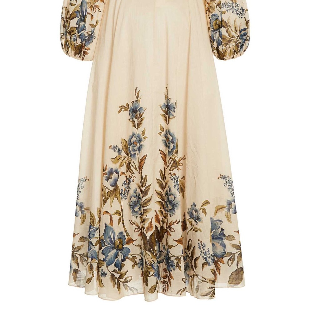 Zimmerman Aliane Belted Linen Maxi Dress - Picture 5 of 10